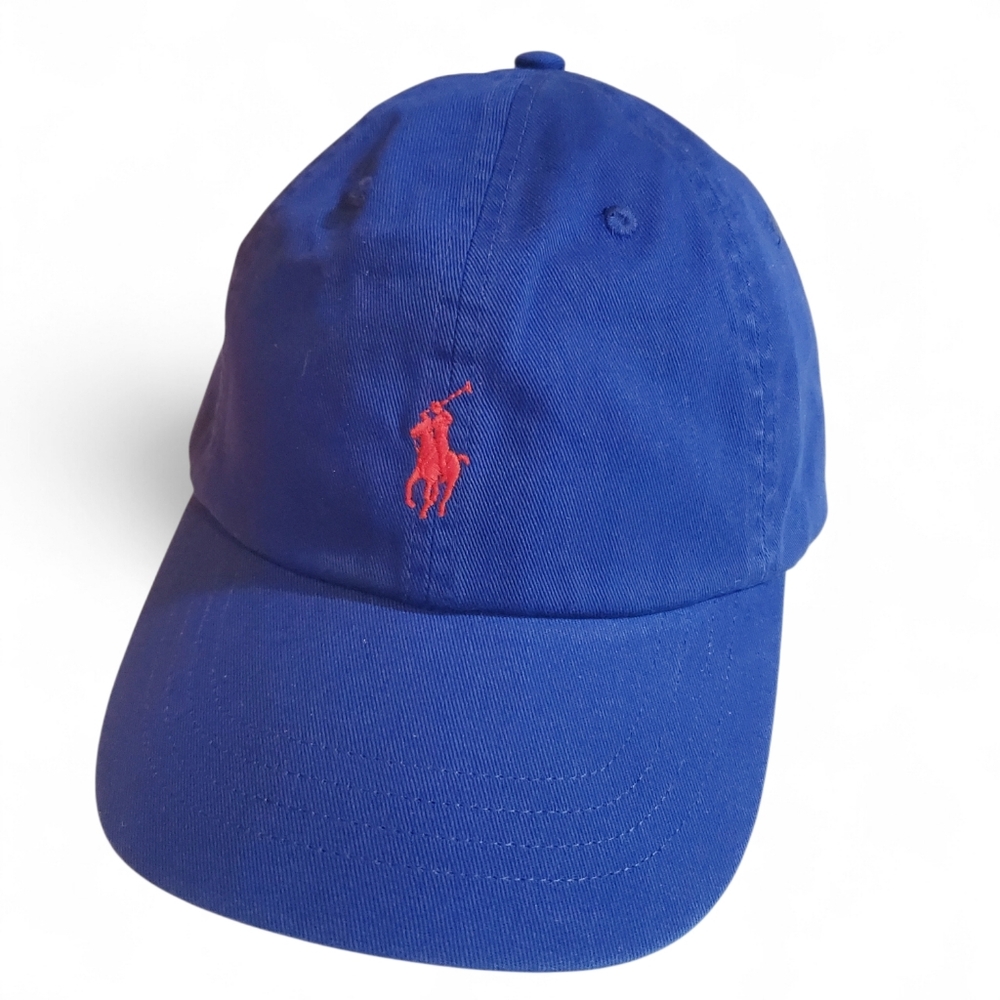Polo Ralph Lauren Pony Logo Adjustable Baseball Cap Hat Pacific Royal NWT